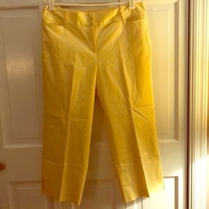 Yellow loft capris
